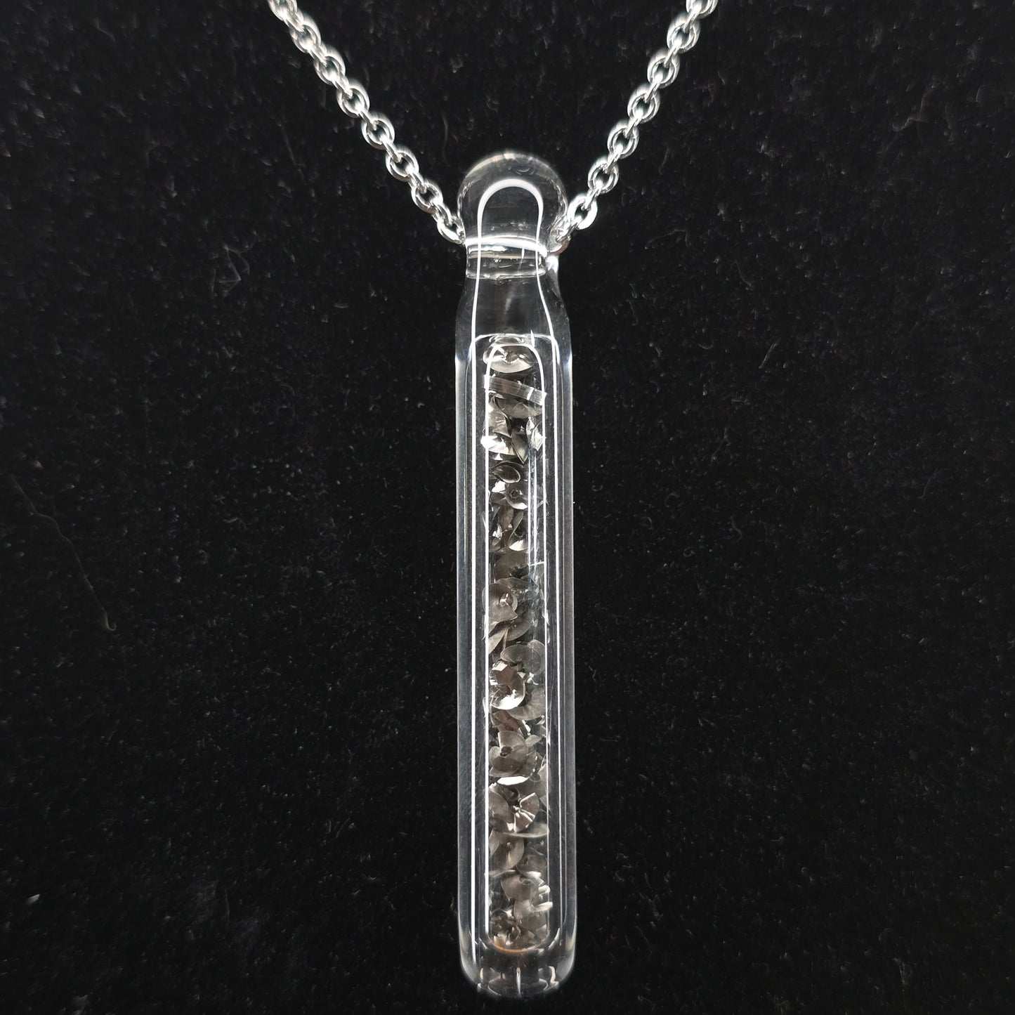 Body Circle Titanium scrap pendant